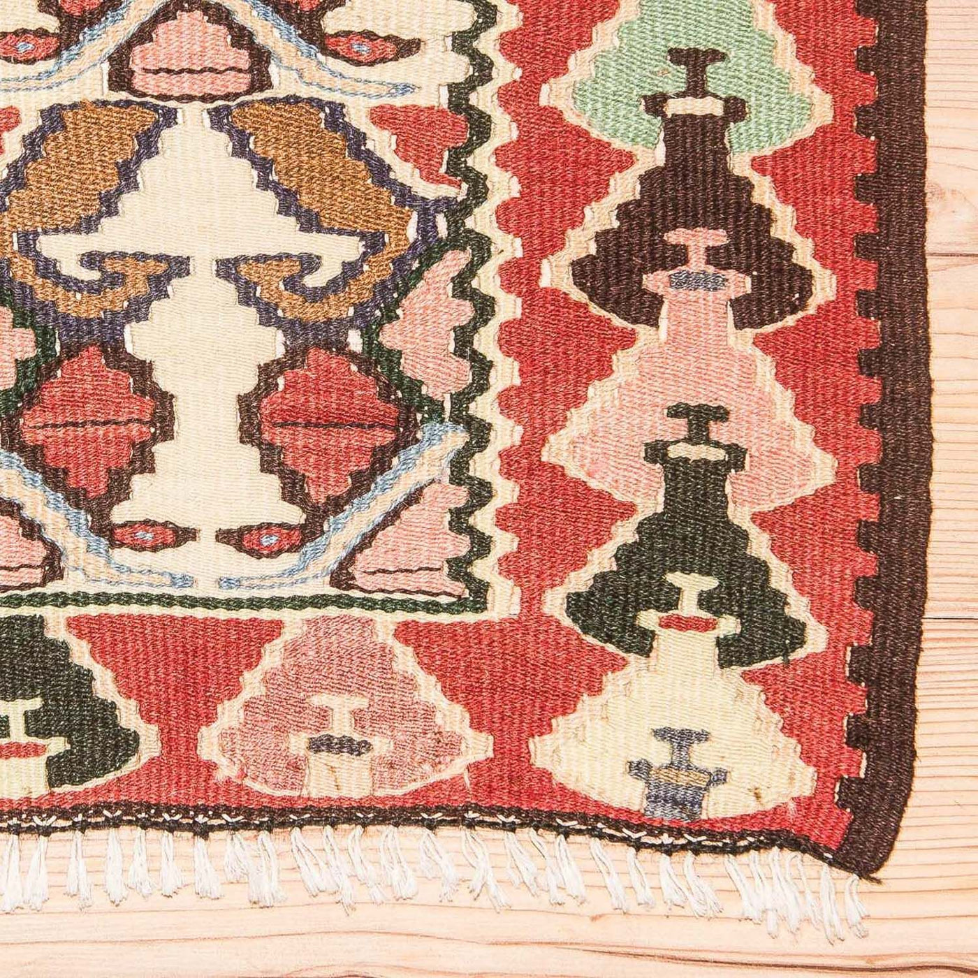 Antiek kilim Tapijt 143x119cm
