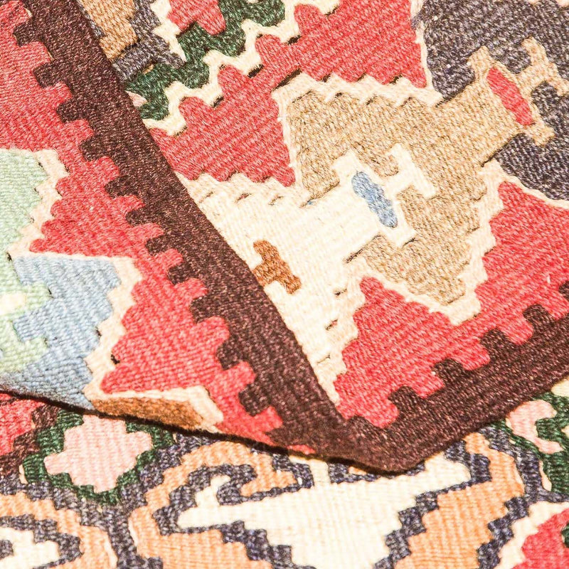 Kelim tapijt - Oud - 143 x 119 cm - beige