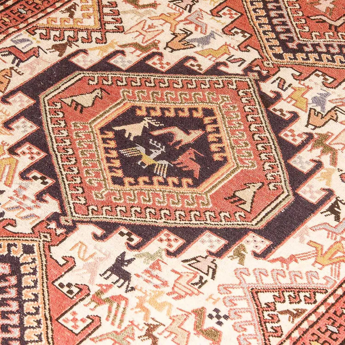 Kelim tapijt - Oosters - 194 x 122 cm - bruin