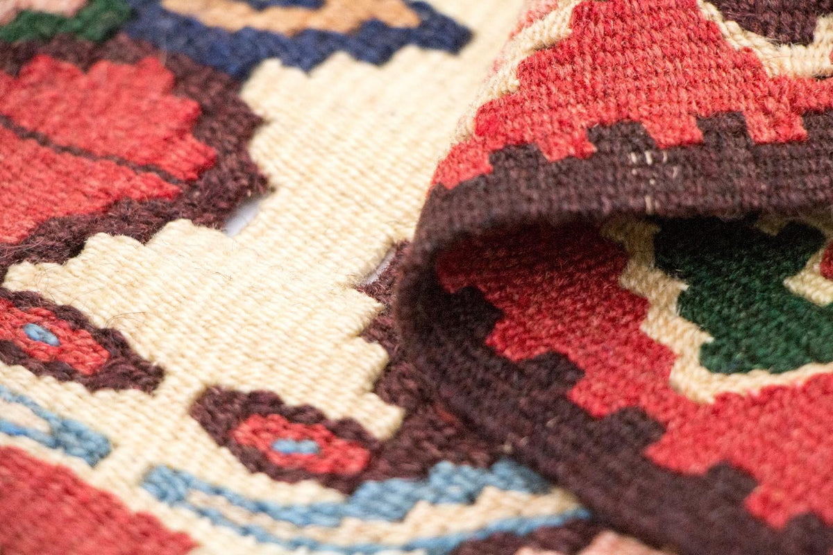 Kelim tapijt - Oosters - 143 x 105 cm - veelkleurig