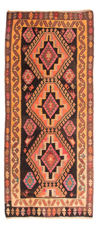 Loper Kelim tapijt - Oud - 320 x 150 cm - veelkleurig