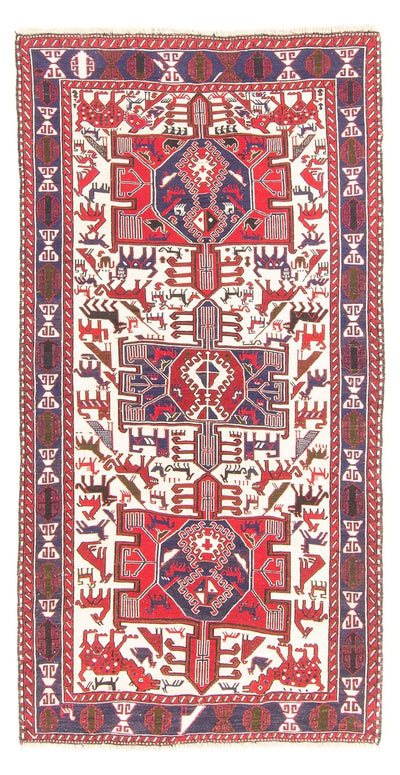 Zijden kilim Tapijt 110x205cm