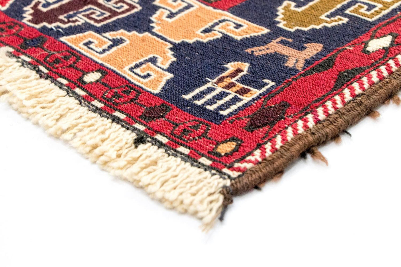 Zijden kilim Tapijt 192x110cm
