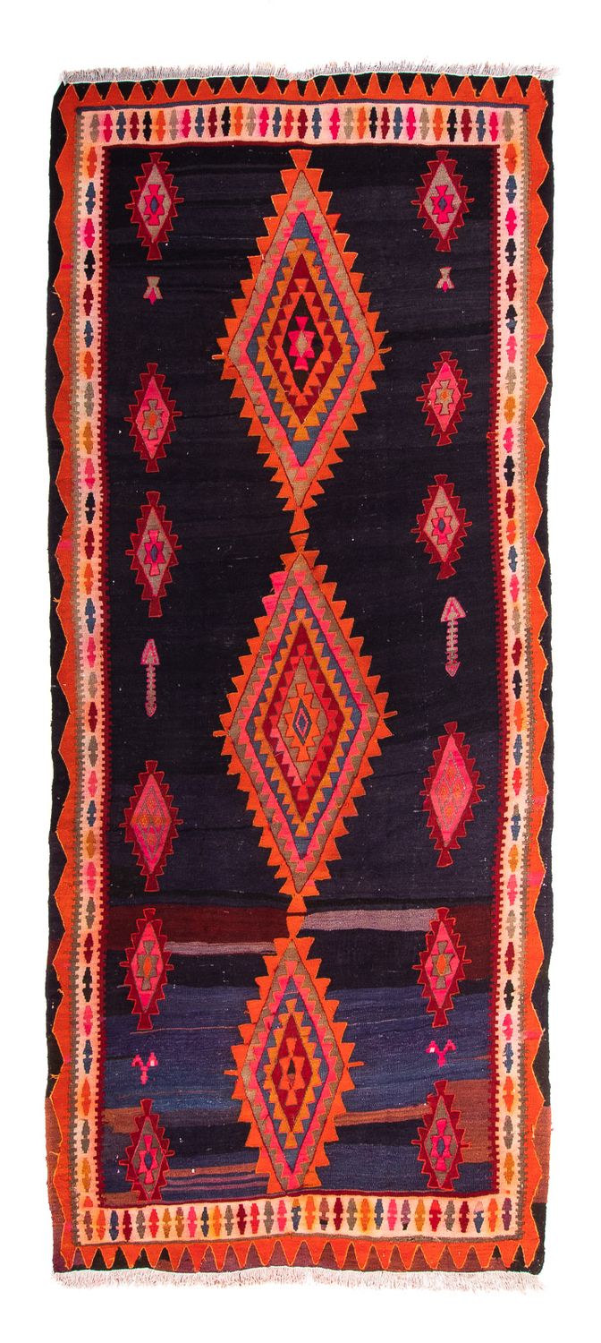 Loper Kelim tapijt - Oud - 315 x 150 cm - veelkleurig