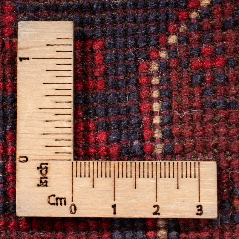 Loper Afghaans tapijt - Kunduz - 289 x 77 cm - rood