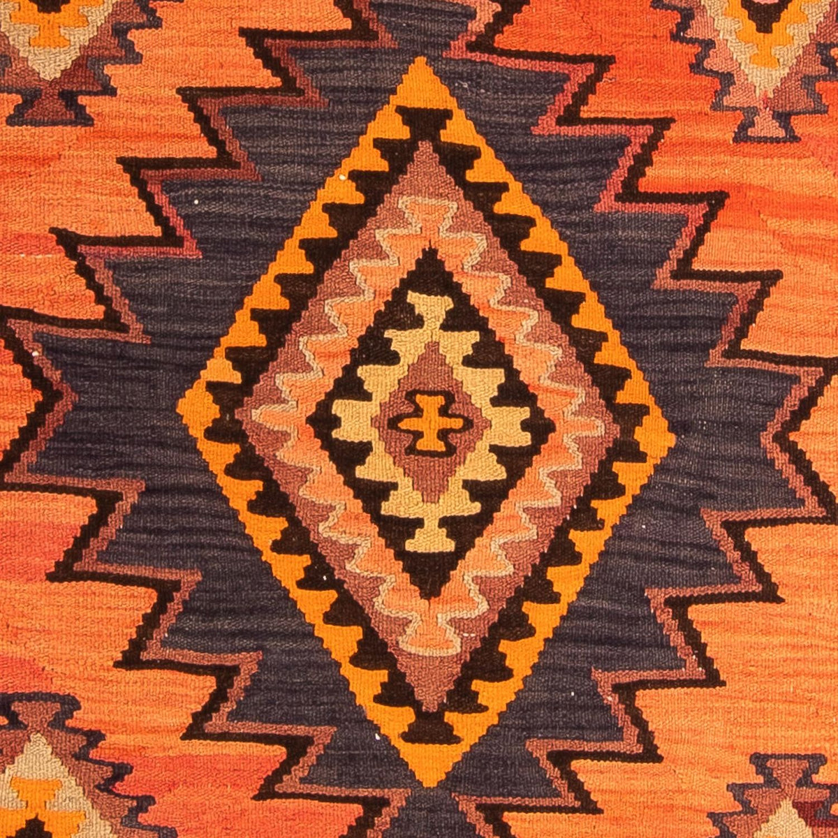 Loper Kelim tapijt - Oud - 275 x 140 cm - veelkleurig