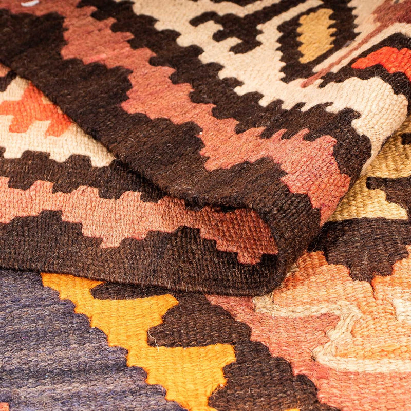 Loper Kelim tapijt - Oud - 275 x 140 cm - veelkleurig