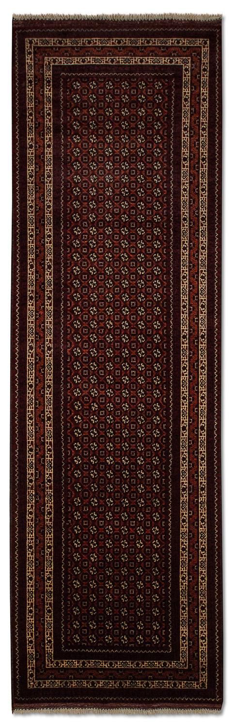 Loper Afghaans tapijt - Bukhara - 292 x 86 cm - rood