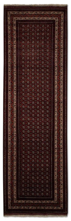 Loper Afghaans tapijt - Bukhara - 292 x 86 cm - rood