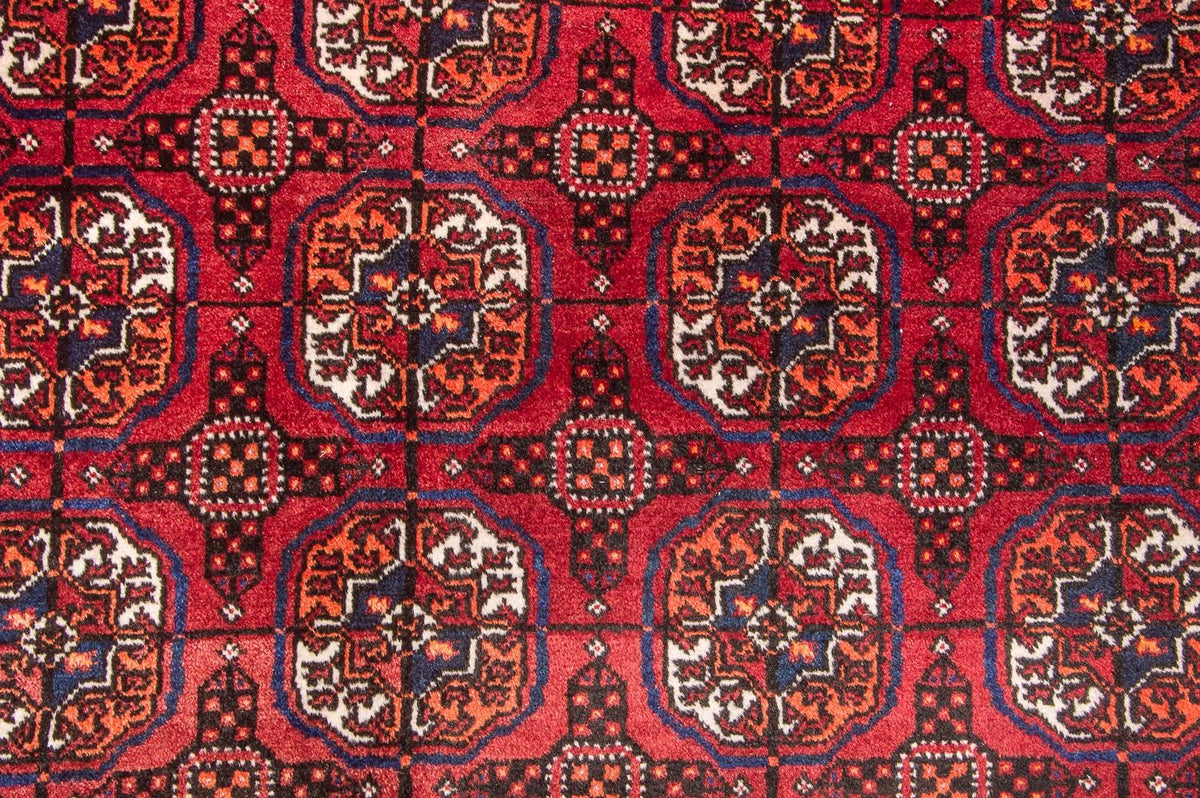 Loper Afghaans tapijt - Bukhara - 292 x 86 cm - rood