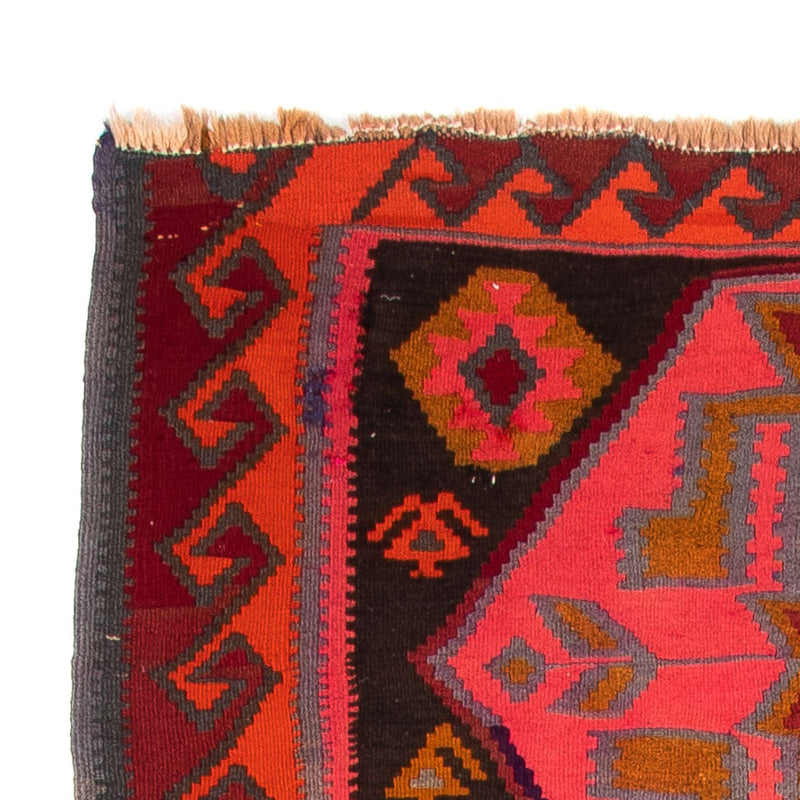 Loper Kelim tapijt - Oud - 325 x 140 cm - veelkleurig