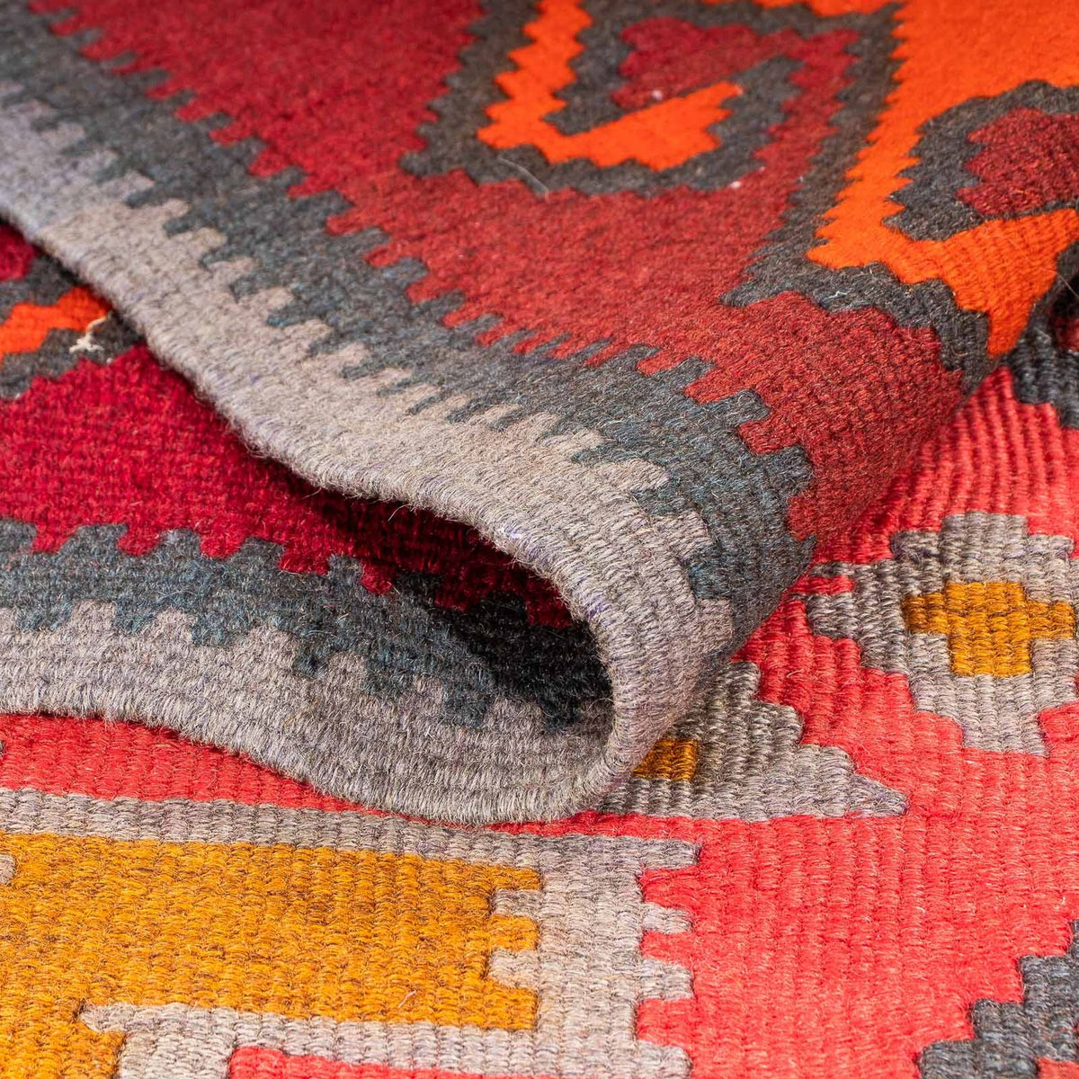 Loper Kelim tapijt - Oud - 325 x 140 cm - veelkleurig