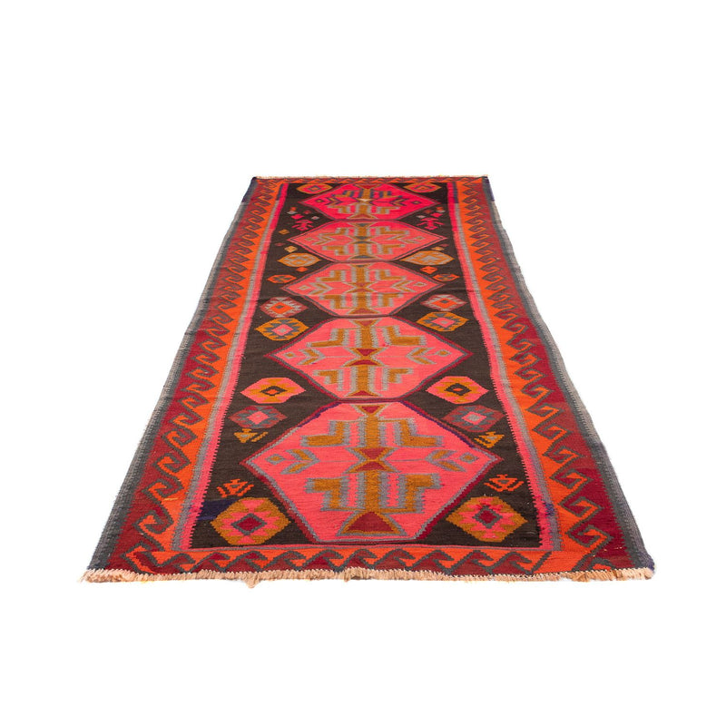 Loper Kelim tapijt - Oud - 325 x 140 cm - veelkleurig