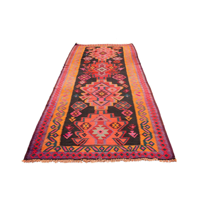 Loper Kelim tapijt - Oud - 335 x 150 cm - veelkleurig