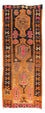 Loper Kelim tapijt - Oud - 245 x 110 cm - veelkleurig
