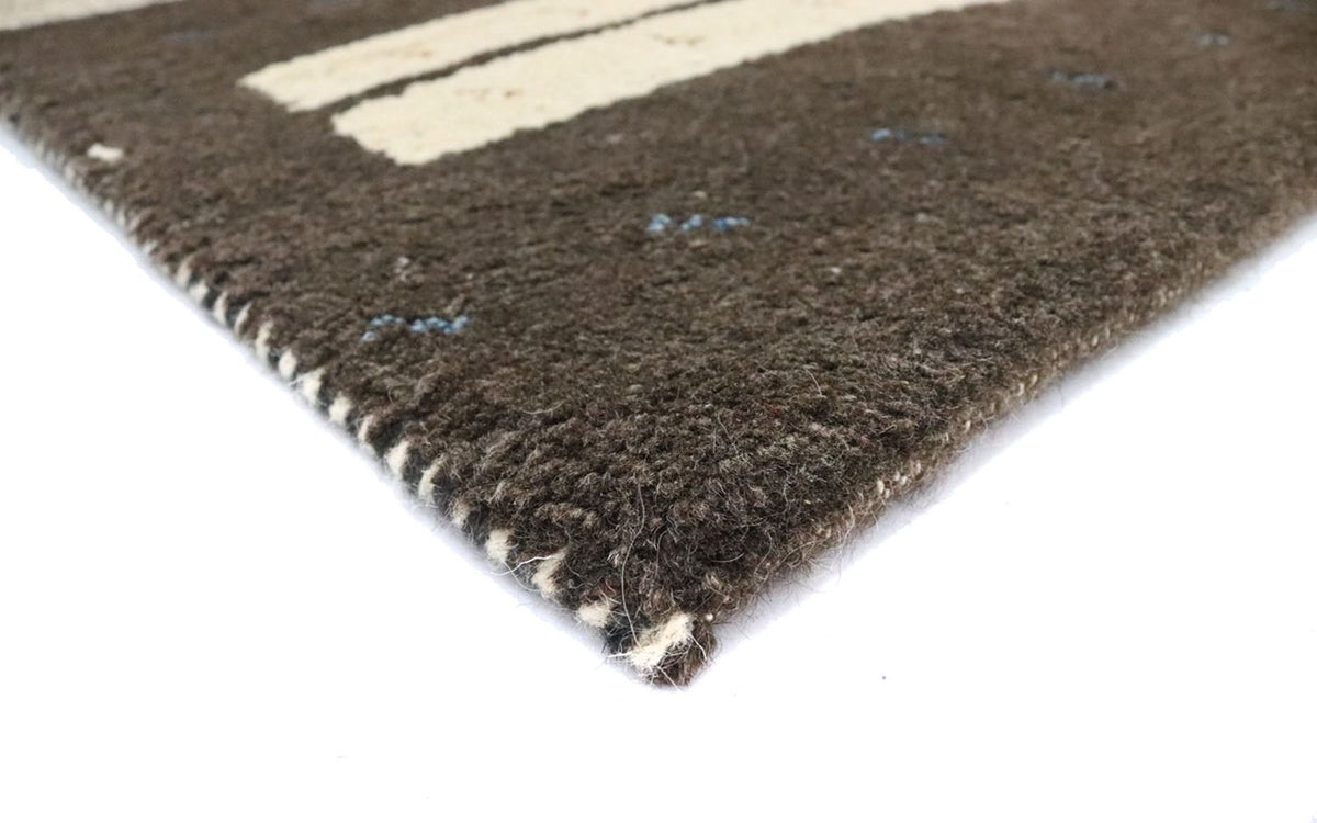 Loper Gabbeh tapijt - Indus - 293 x 81 cm - veelkleurig