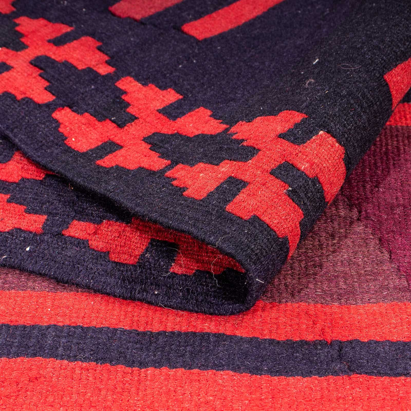 Loper Kelim tapijt - Oud - 325 x 165 cm - veelkleurig