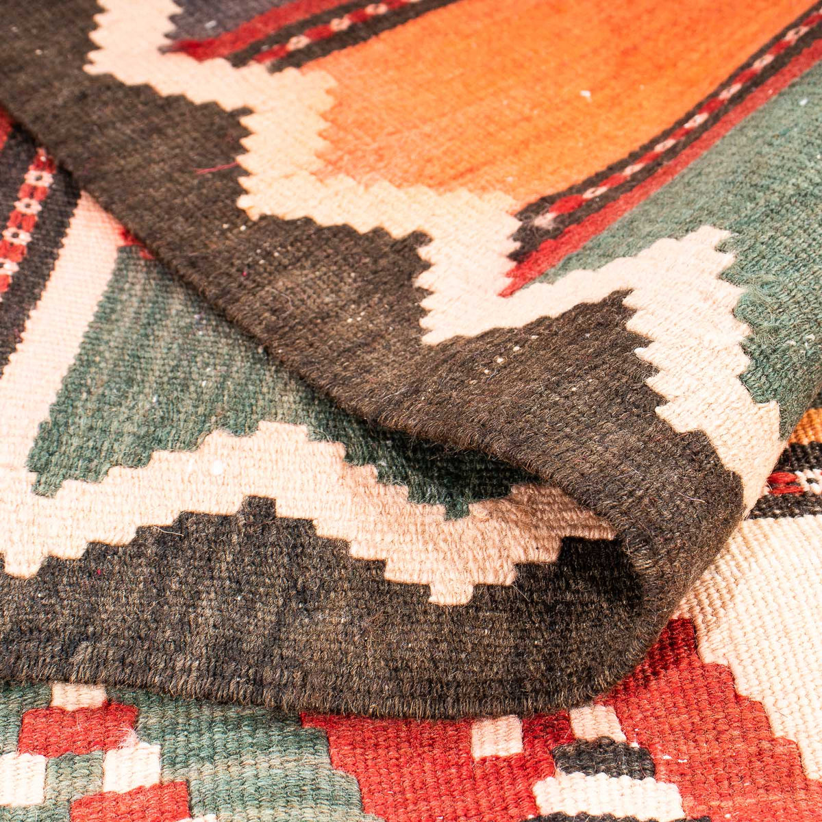 Loper Kelim tapijt - Oud - 310 x 155 cm - veelkleurig