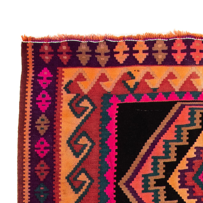 Loper Kelim tapijt - Oud - 310 x 160 cm - veelkleurig