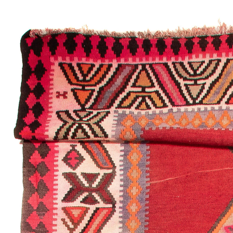 Loper Kelim tapijt - Oud - 490 x 190 cm - rood
