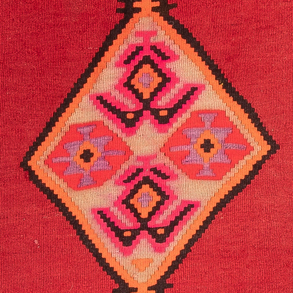 Loper Kelim tapijt - Oud - 490 x 190 cm - rood