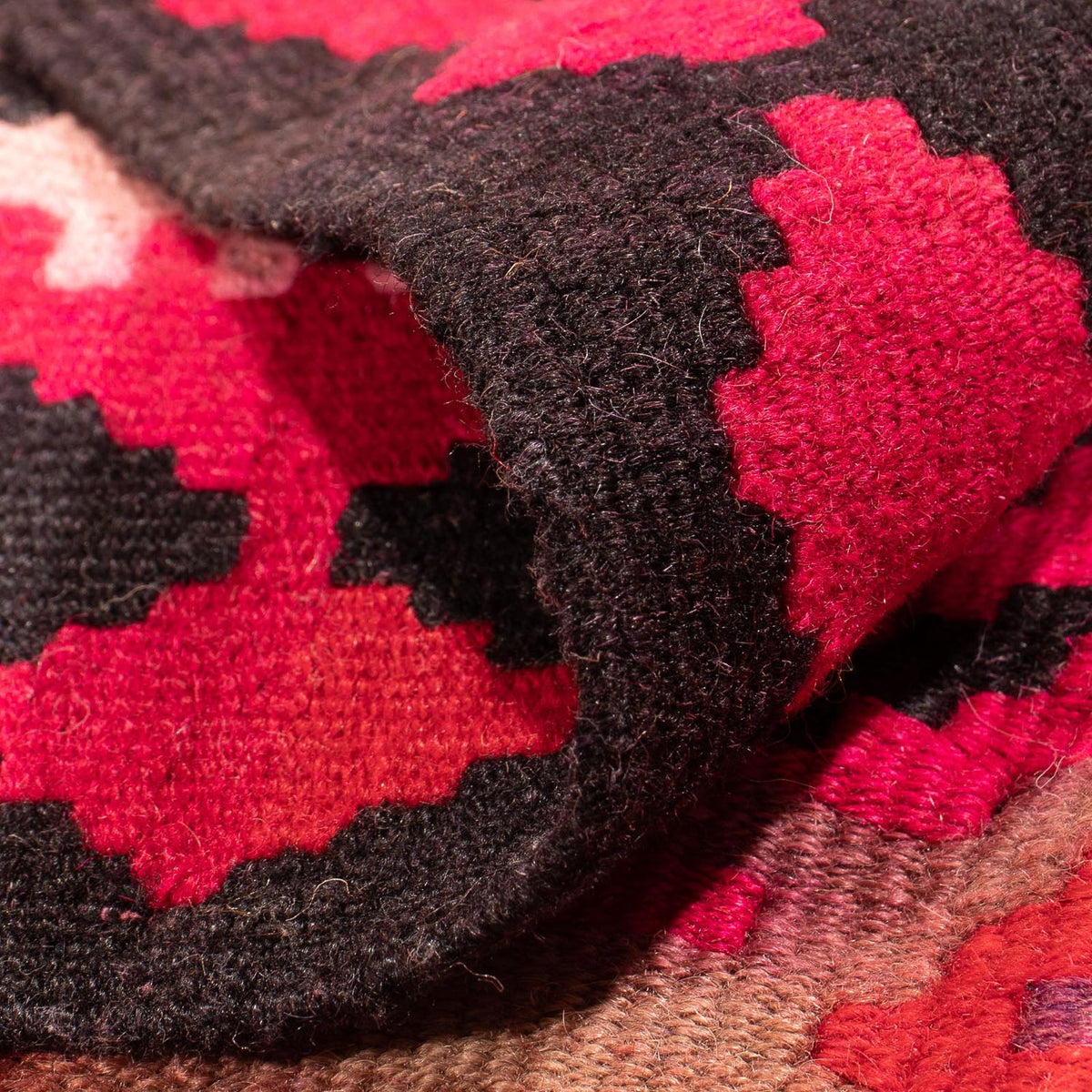 Loper Kelim tapijt - Oud - 490 x 190 cm - rood