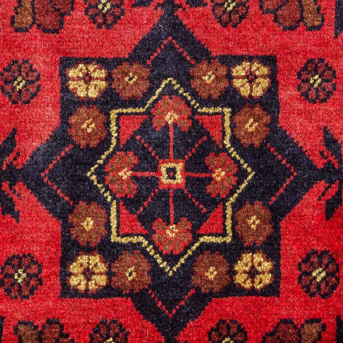 Afghaans tapijt - Kunduz - 196 x 124 cm - rood