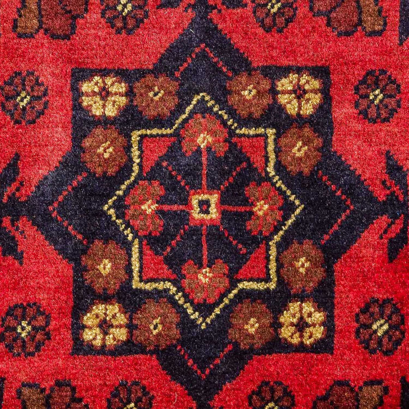 Afghaans tapijt - Kunduz - 196 x 124 cm - rood