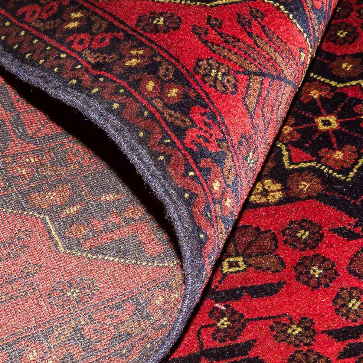 Afghaans tapijt - Kunduz - 196 x 124 cm - rood