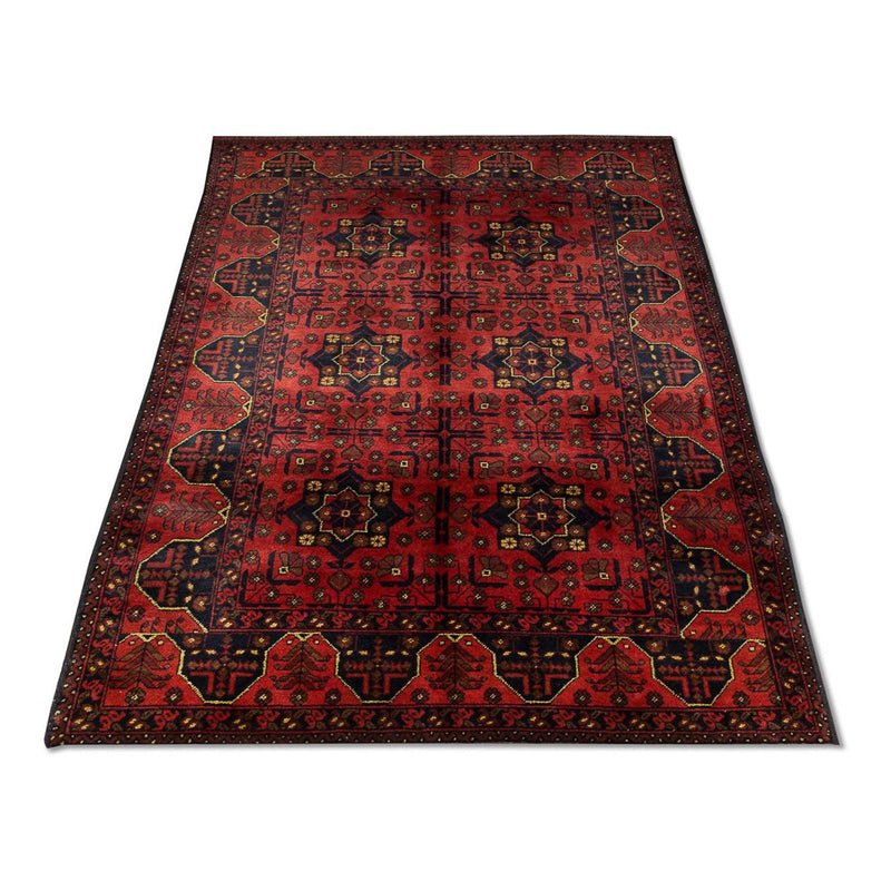 Afghaans tapijt - Kunduz - 196 x 124 cm - rood
