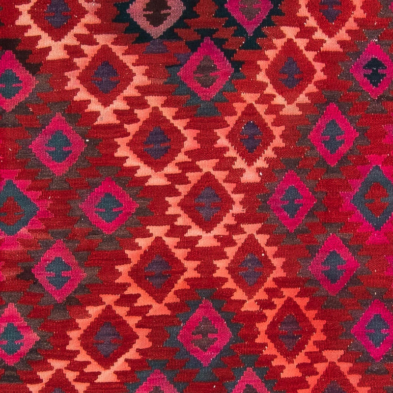 Loper Kelim tapijt - Oud - 350 x 150 cm - veelkleurig