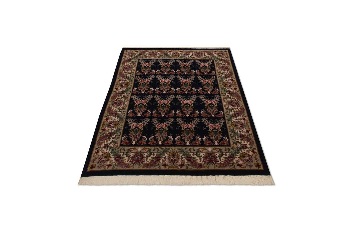 Perzisch tapijt - Tabriz - Royal - 137 x 103 cm - donkerblauw