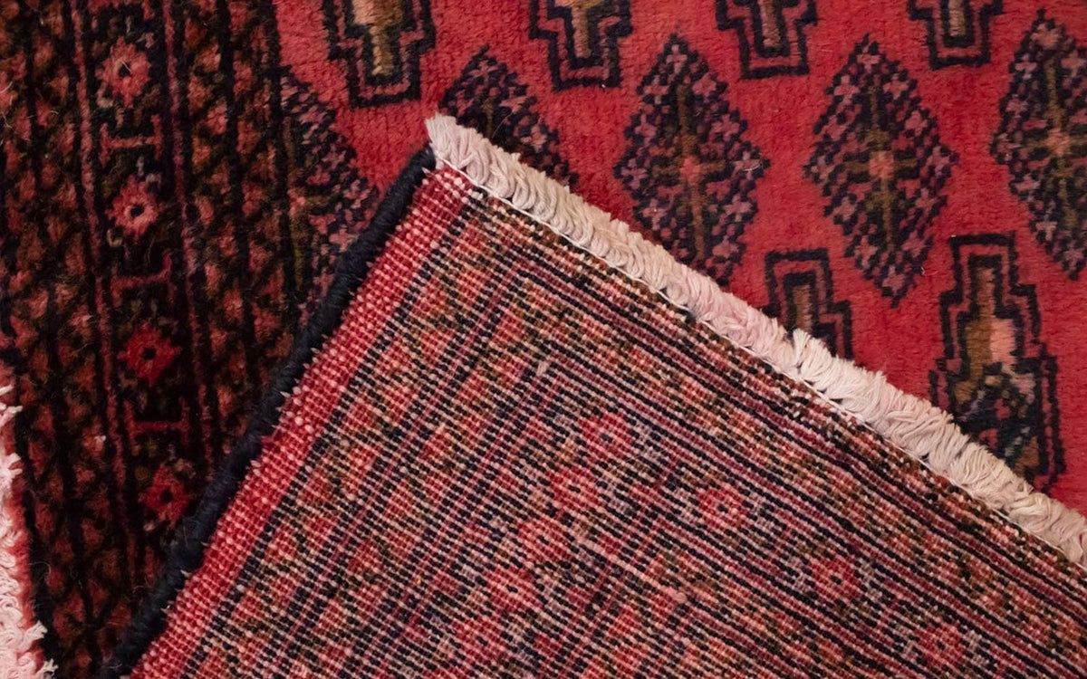 Turkaman tapijt - 130 x 60 cm - rood