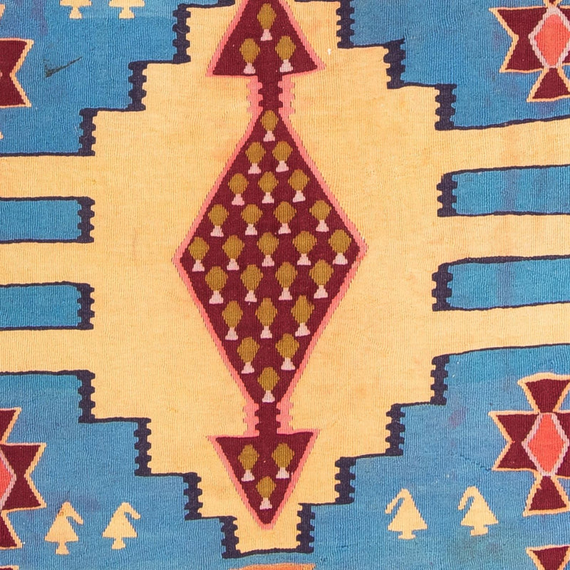 Loper Kelim tapijt - Oud - 280 x 140 cm - veelkleurig