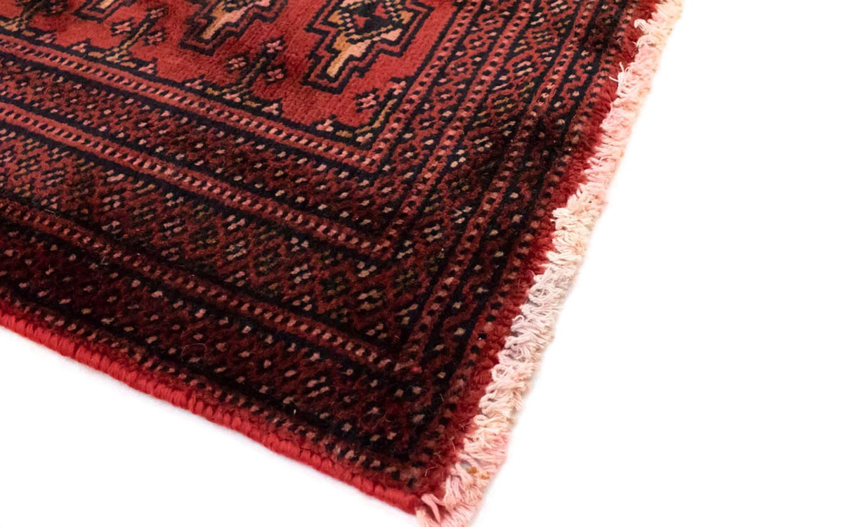 Turkaman tapijt - 130 x 60 cm - rood