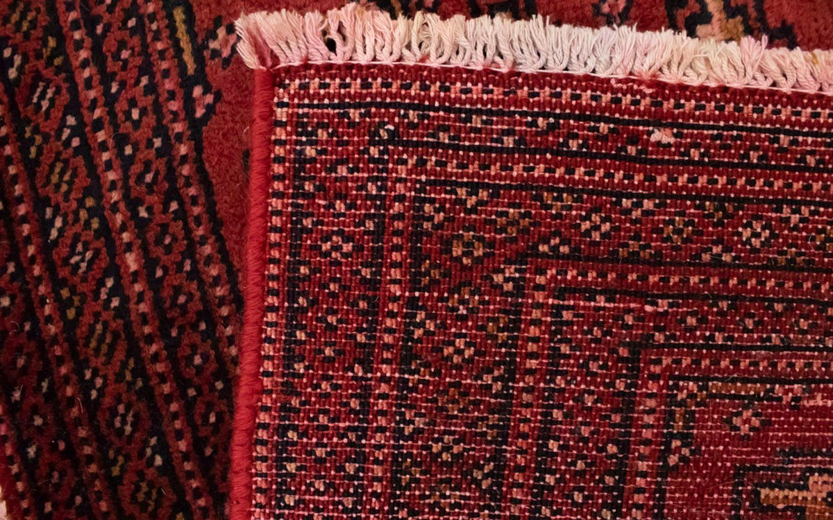 Turkaman tapijt - 130 x 60 cm - rood