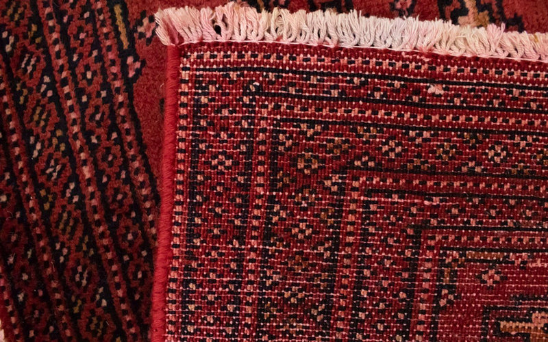 Turkaman tapijt - 130 x 60 cm - rood