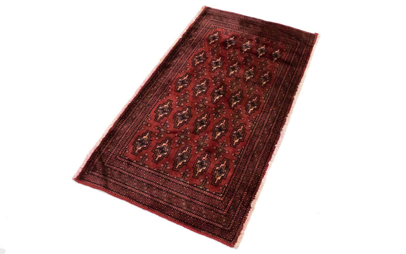 Turkaman tapijt - 130 x 60 cm - rood