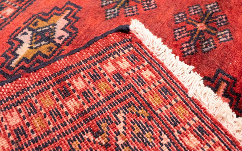 Turkaman tapijt - 130 x 60 cm - rood