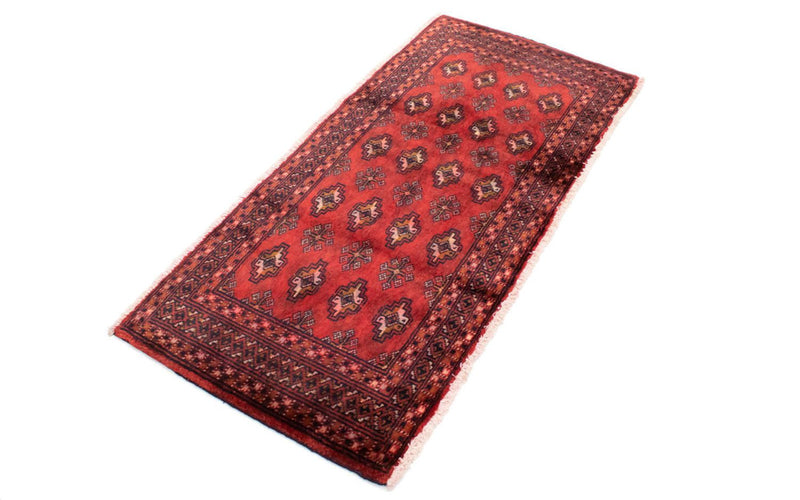 Turkaman tapijt - 130 x 60 cm - rood