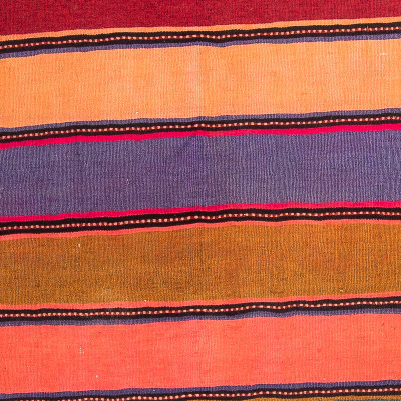 Loper Kelim tapijt - Oud - 370 x 137 cm - veelkleurig