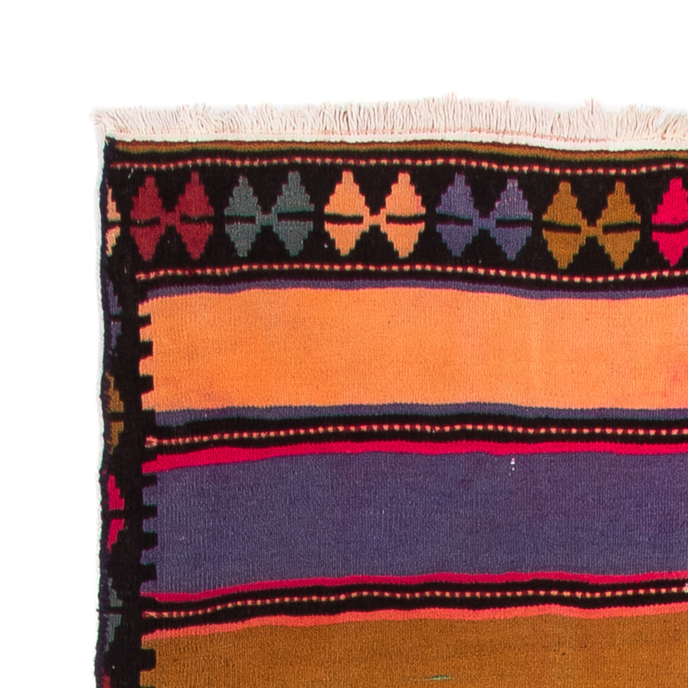 Antieke kilim Tapijt 370x137cm