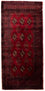 Turkaman tapijt - 130 x 60 cm - rood