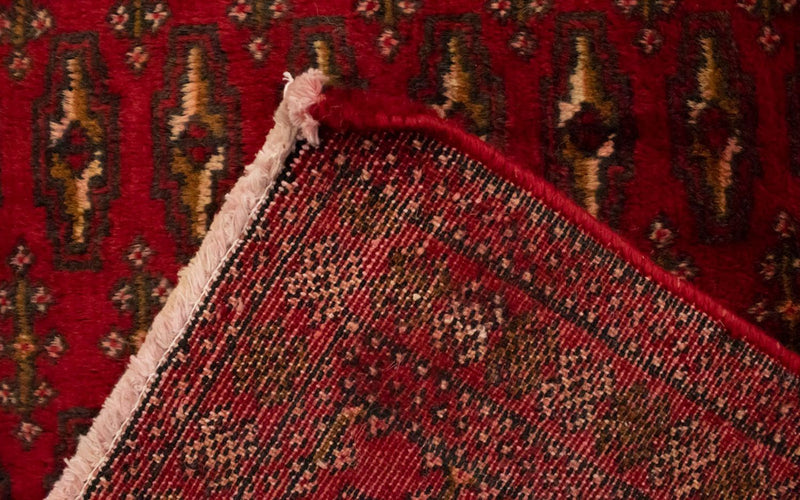 Turkaman tapijt - 130 x 60 cm - rood