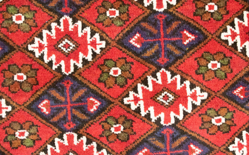 Turkaman tapijt - 130 x 60 cm - rood