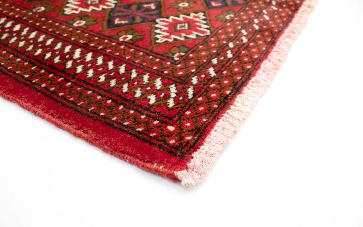 Turkaman tapijt - 130 x 60 cm - rood