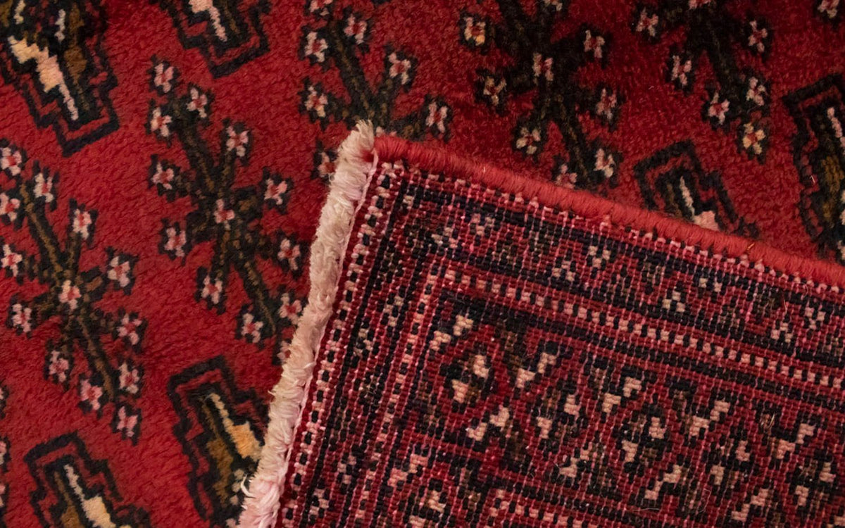 Turkaman tapijt - 130 x 60 cm - rood