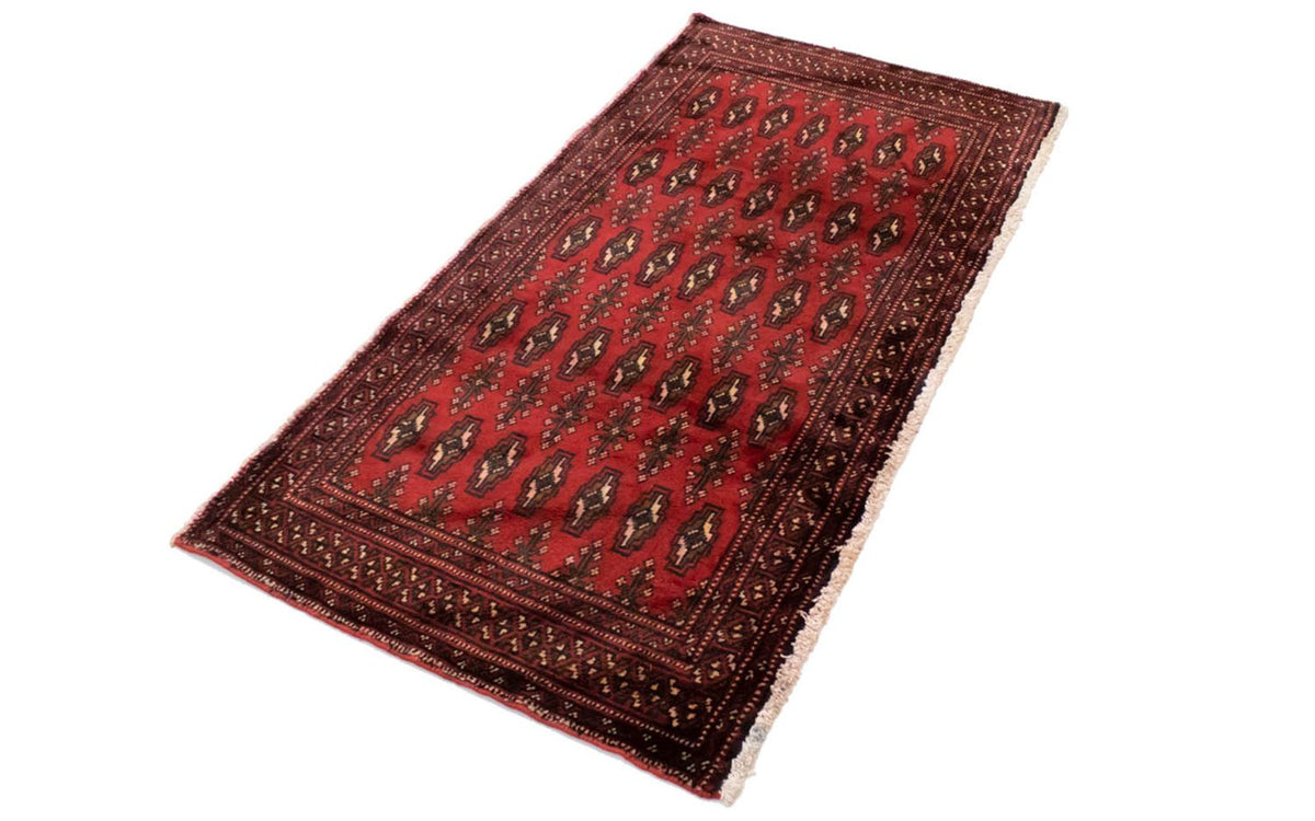 Turkaman tapijt - 130 x 60 cm - rood