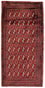 Turkaman tapijt - 130 x 60 cm - rood