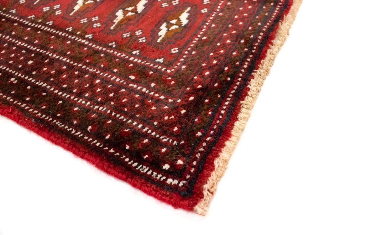 Turkaman tapijt - 130 x 60 cm - rood